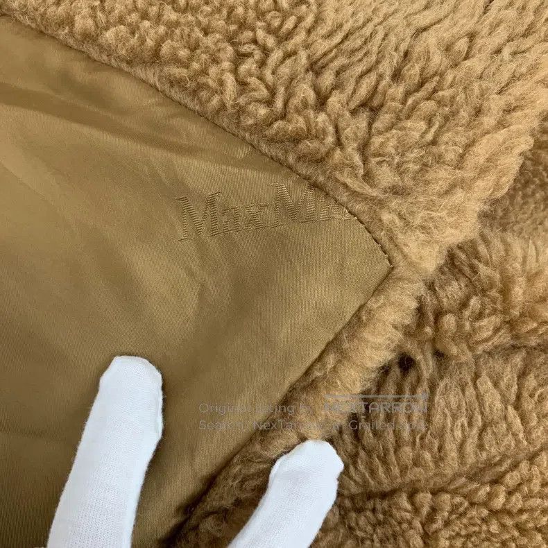 Max Mara Max Mara Brown Camel Hair Teddy Collar Double Breasted Coa Size S / US 4 / IT 40 - 9 Thumbnail