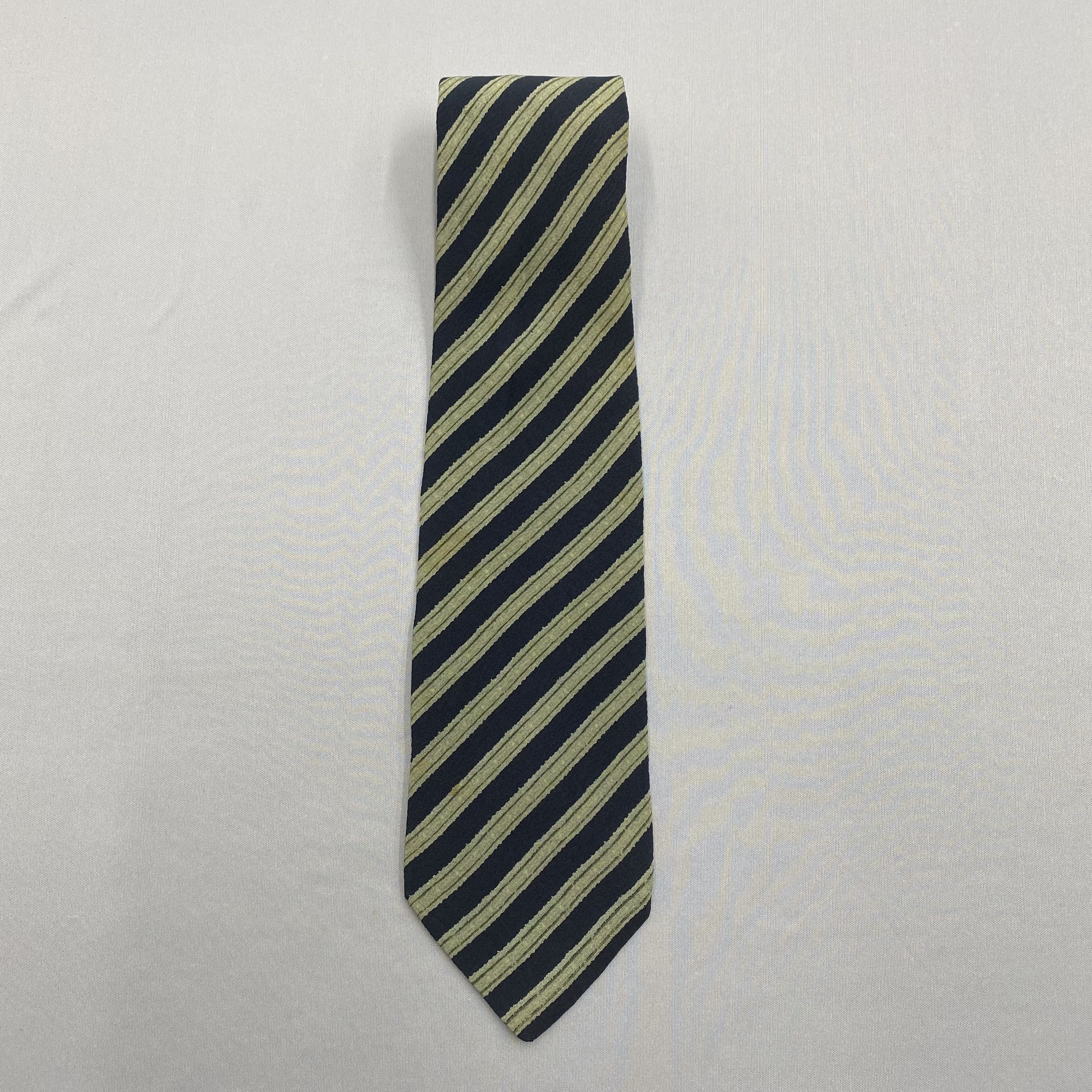 Giorgio Armani Vintage Giorgio Armani SILK Necktie Cravate Pure Silk Size ONE SIZE - 3 Thumbnail