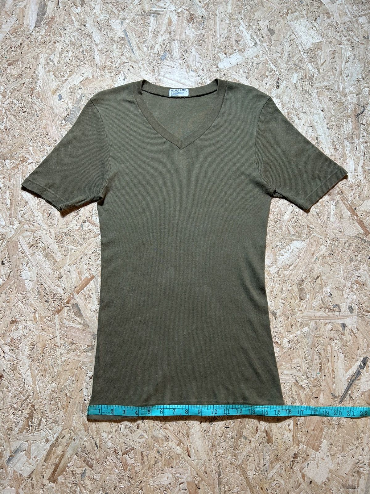 Helmut Lang Vintage Helmut Lang V Neck Tee Size US S / EU 44-46 / 1 - 13 Thumbnail