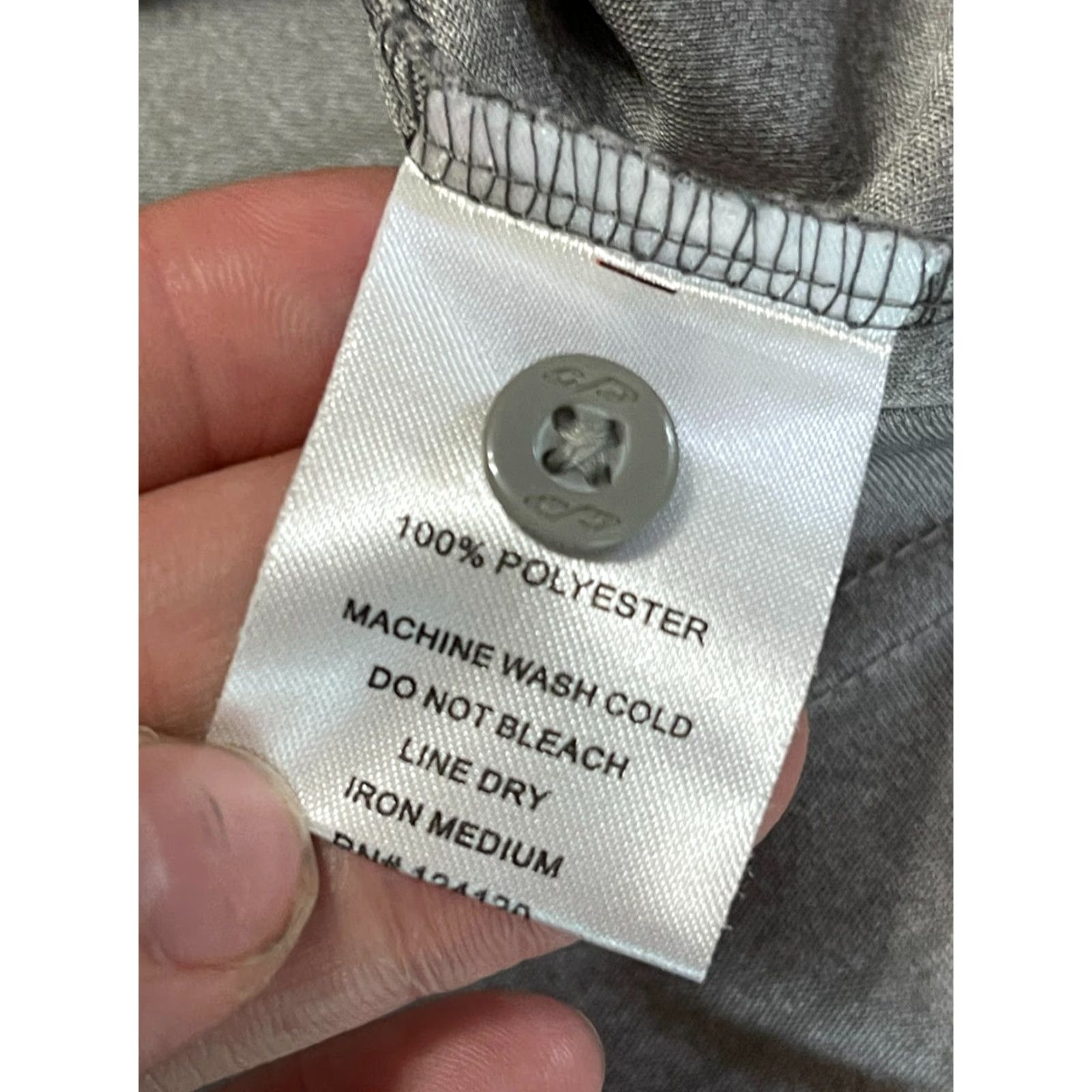 Vintage Snake Eyes Shirt, Men's XL Polo Shirt, Gray, Short Sleeve, Regular Fit, Button Closure, Casual, Vintage: No Size US XL / EU 56 / 4 - 6 Thumbnail