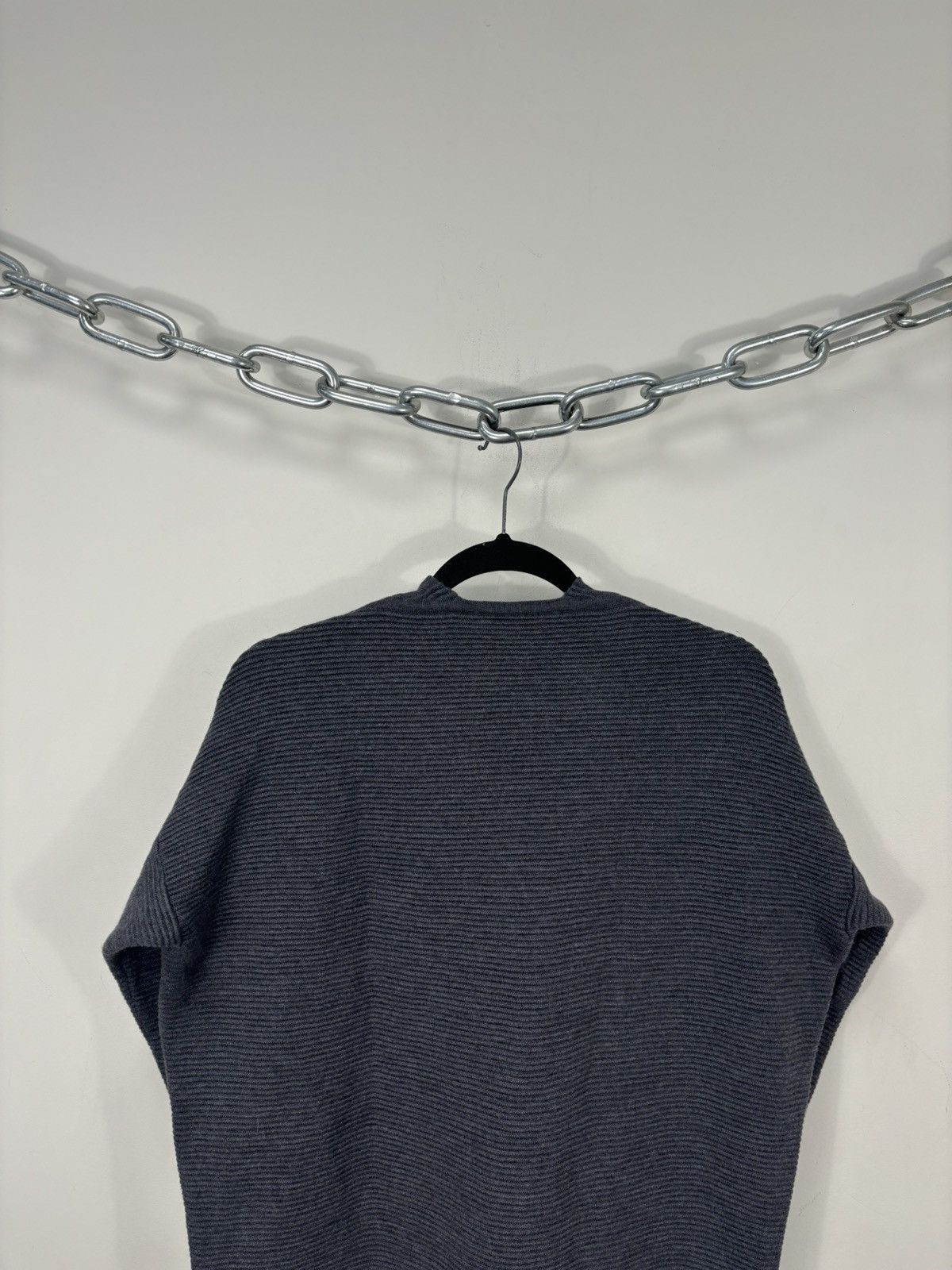 Annette Gortz Annette Gortz Heavy Ribbed Wool Nylon Knit V-Neck Sweater Size XS / US 0-2 / IT 36-38 - 9 Thumbnail