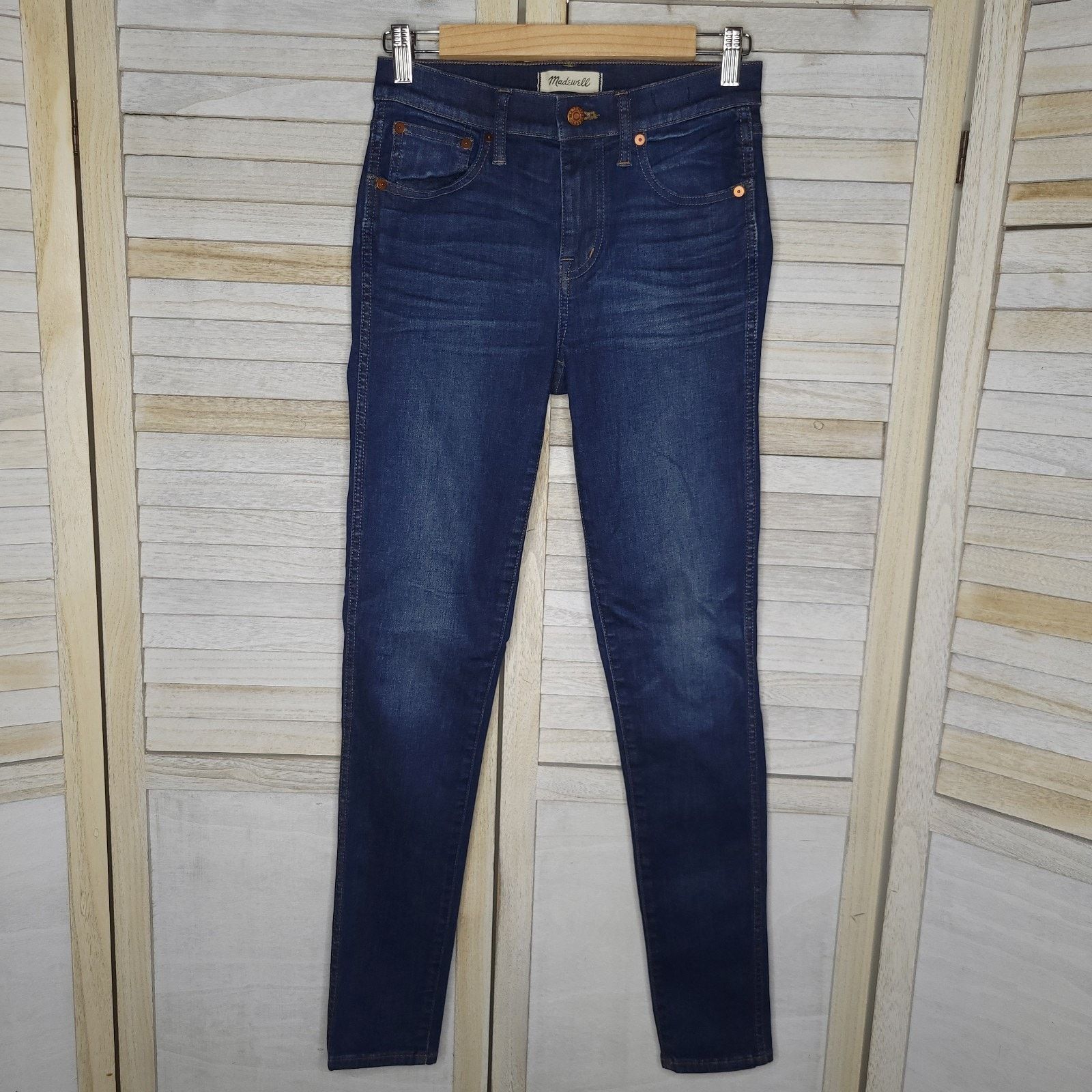 Madewell Madewell 9" High Riser Skinny Skinny Jeans Women's 26T Size 26" / US 2 / IT 38 - 1 Thumbnail