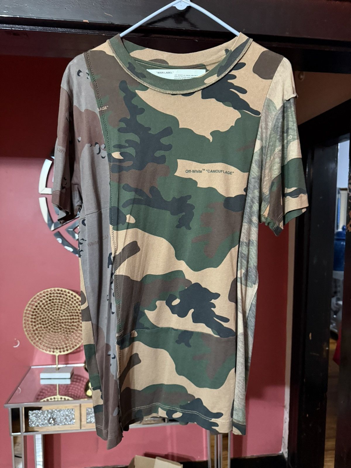 Off-White Off-White Camoflage Tee Size Medium Size US M / EU 48-50 / 2 - 1 Thumbnail