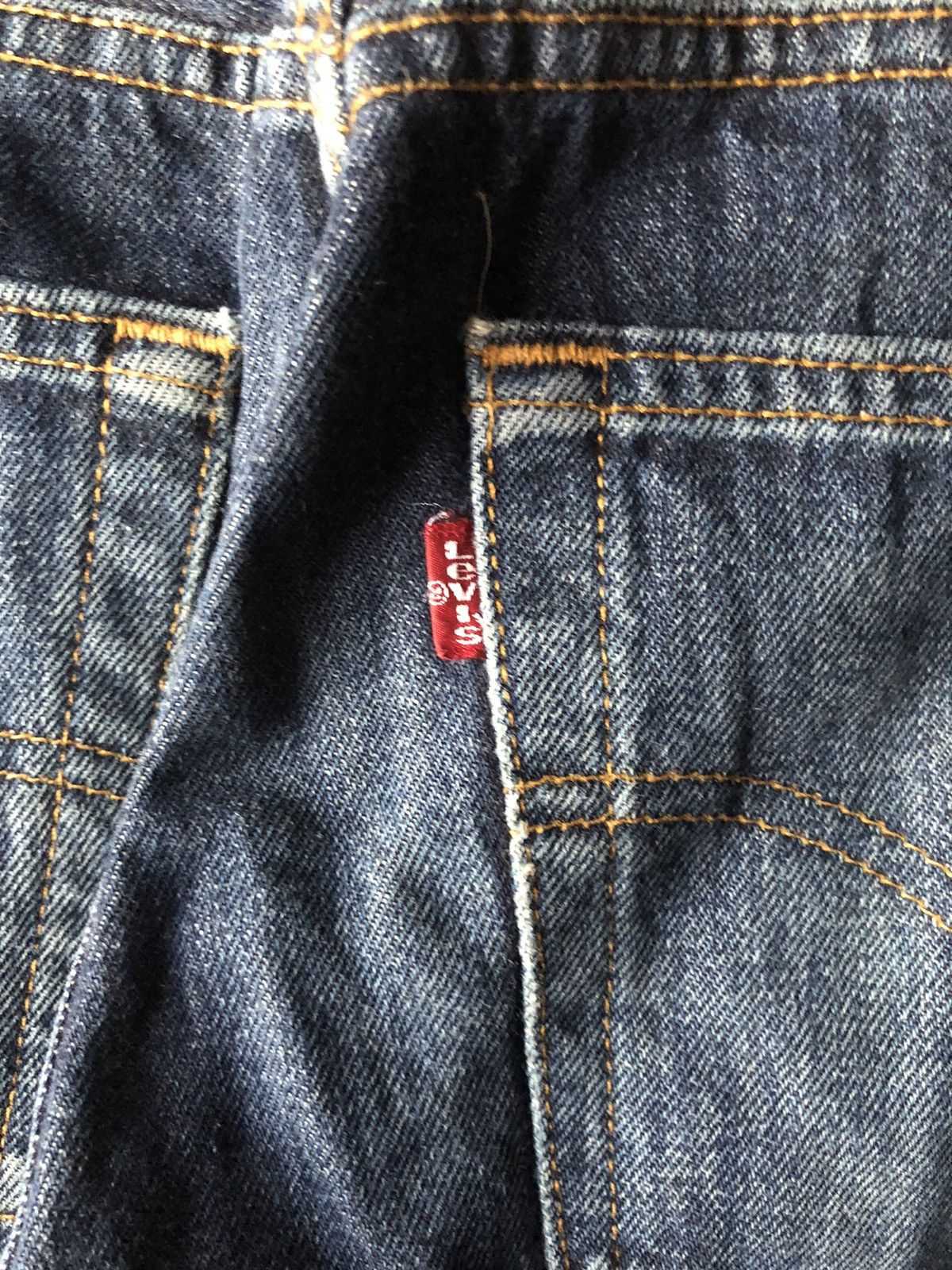 Levi's Size 31x34 Vintage 501 USA Button Fly Late 90s Blue Denim Size US 28 / EU 44 - 6 Thumbnail