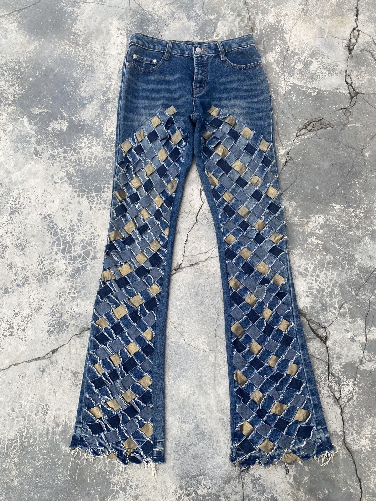 If Six Was Nine × Japanese Brand ANZUER JAPAN Braided Flare Size US 27 - 1 Thumbnail