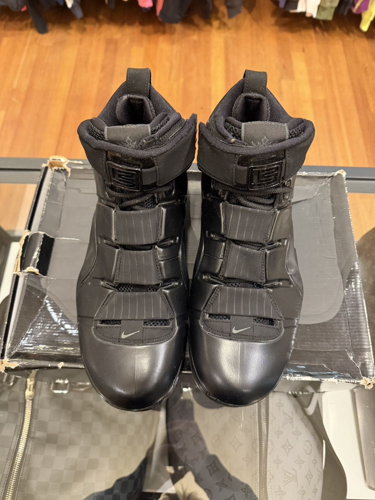 Nike Nike Lebron 4 'Black Anthracite (2023) Size US 10 / EU 43 - 4 Thumbnail