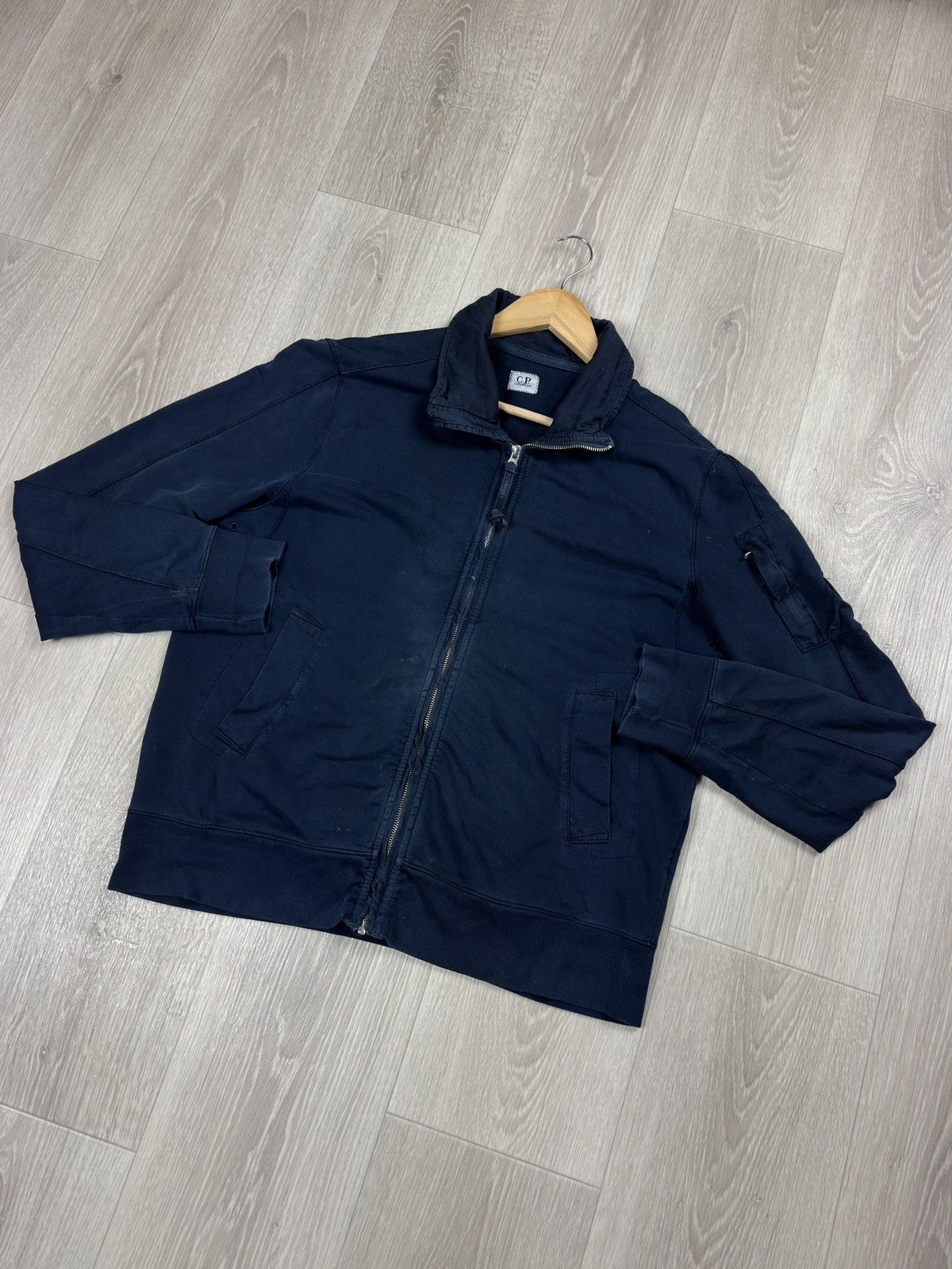C.P. Company Vintage Distressed CP Company Zip Sweatshirt Size US L / EU 52-54 / 3 - 3 Thumbnail