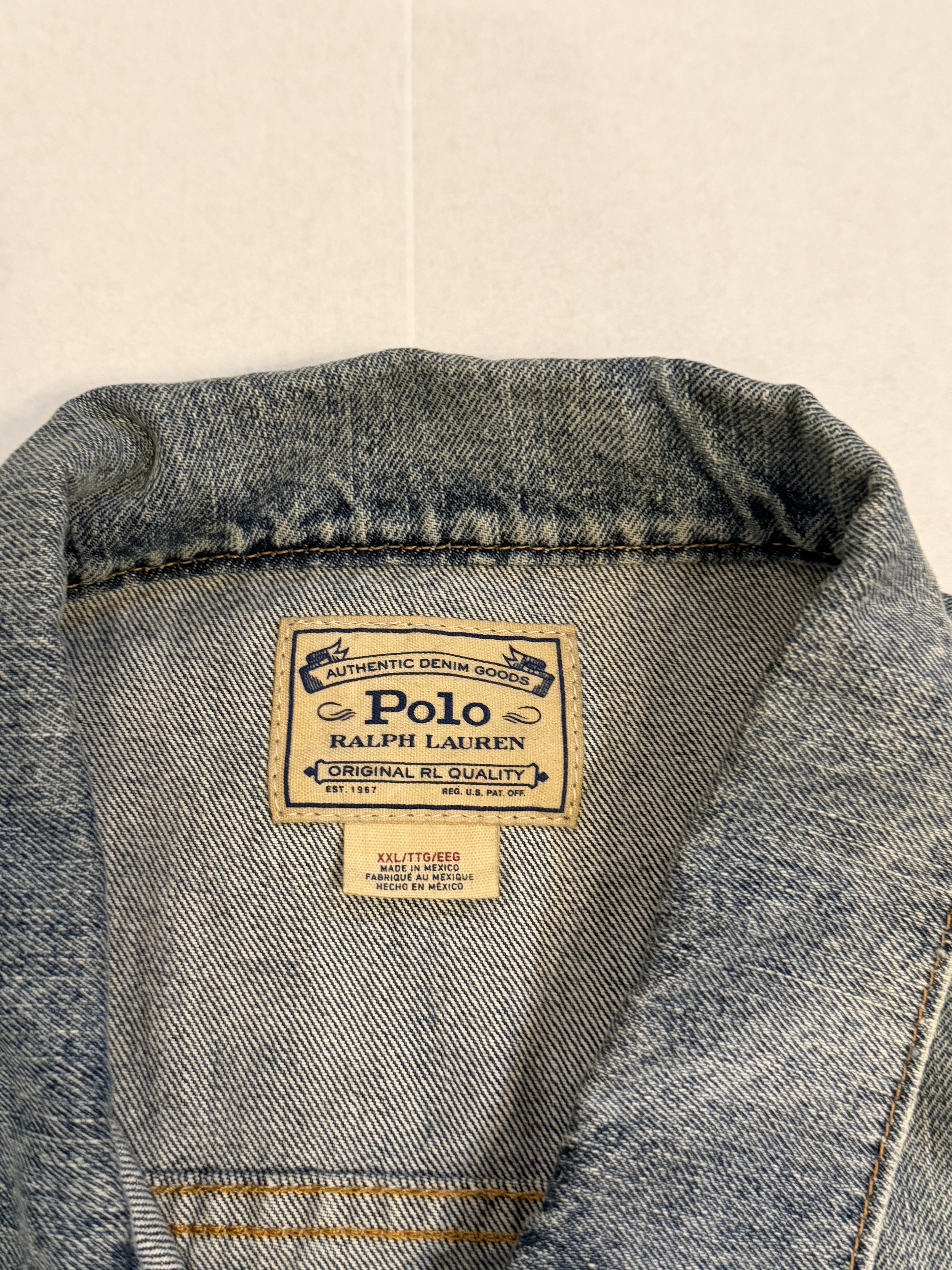 Polo Ralph Lauren Polo Vintage Denim Jacket Size US XXL / EU 58 / 5 - 2 Thumbnail