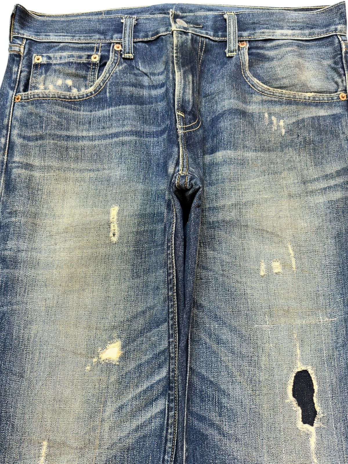 Levi's Vintage Clothing Vintage Levi’s 519 Slim Mudwash Grunge Distressed Denim Size US 32 / EU 48 - 2 Thumbnail