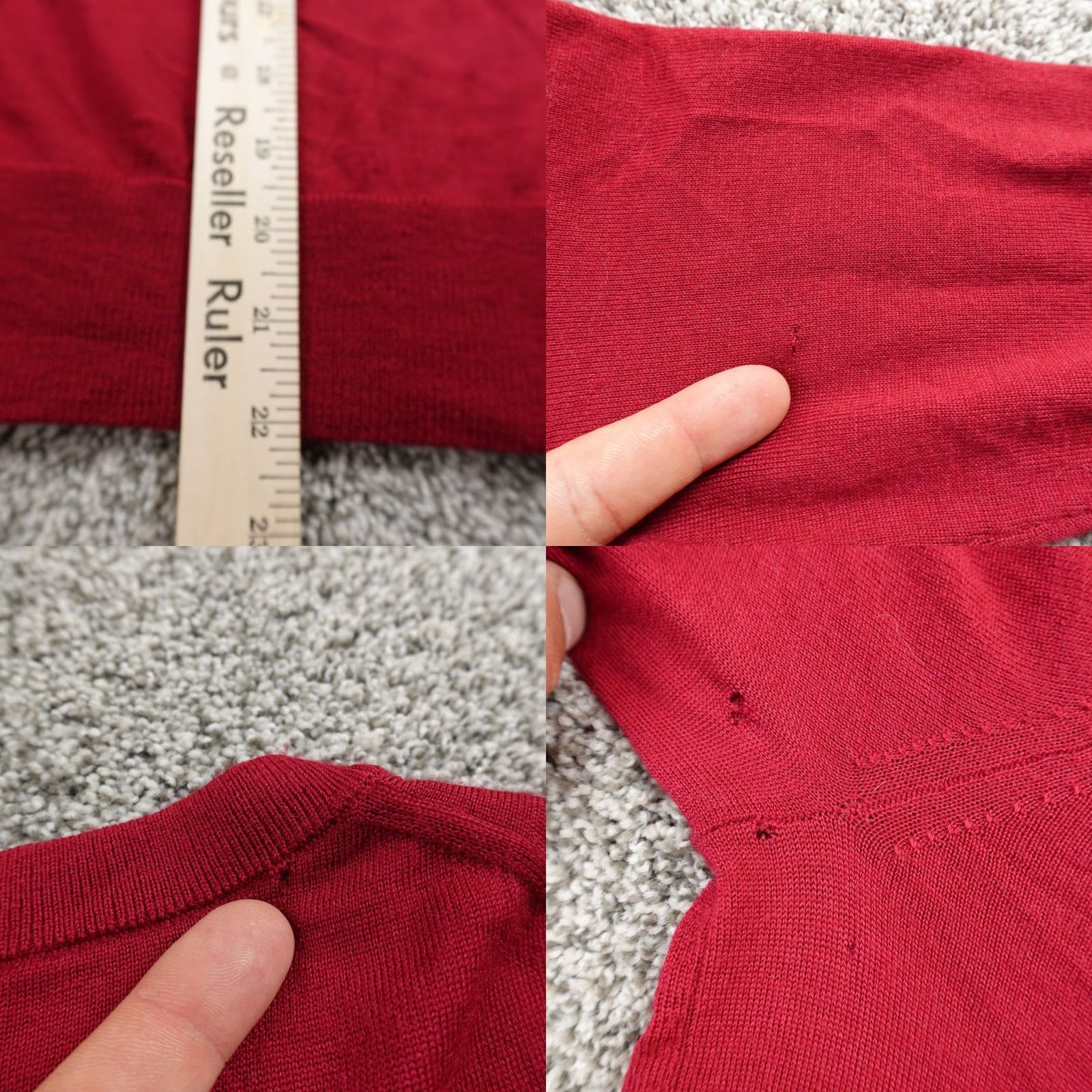 J.Crew J.CREW Sweater Womens M Red Merino Wool Pullover Crewneck Preppy Soft Sweatshirt Casual Workwear Size M / US 6-8 / IT 42-44 - 8 Thumbnail