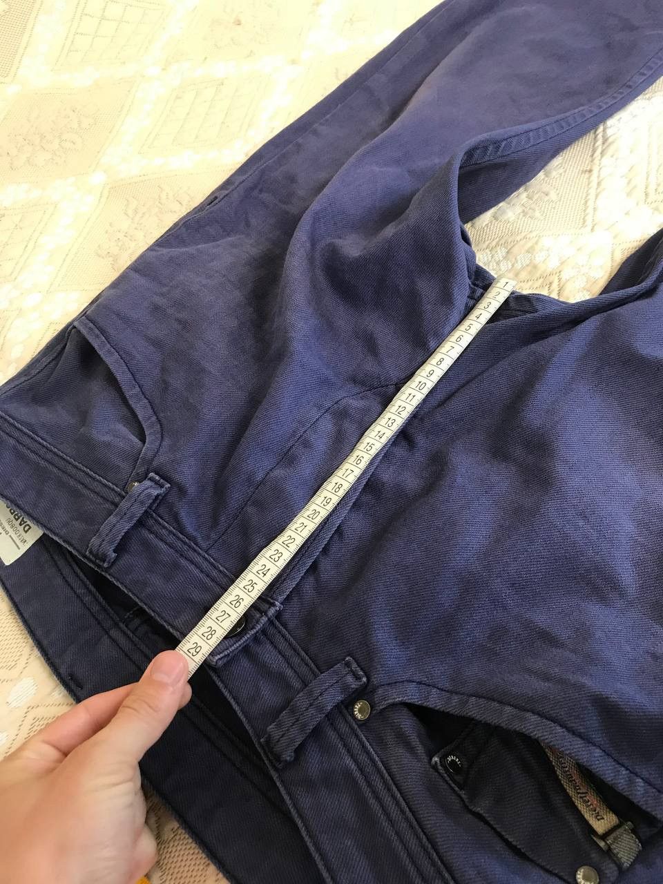 Diesel 🔥 Vintage Diesel Darron Purple Denim Pants Jeans Trousers Size US 34 / EU 50 - 15 Thumbnail
