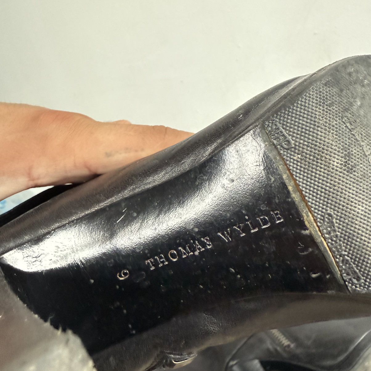 Thomas Wylde Thomas Whylde Black Leather Knee High Ankle Boots Size US 9 / IT 39 - 8 Thumbnail