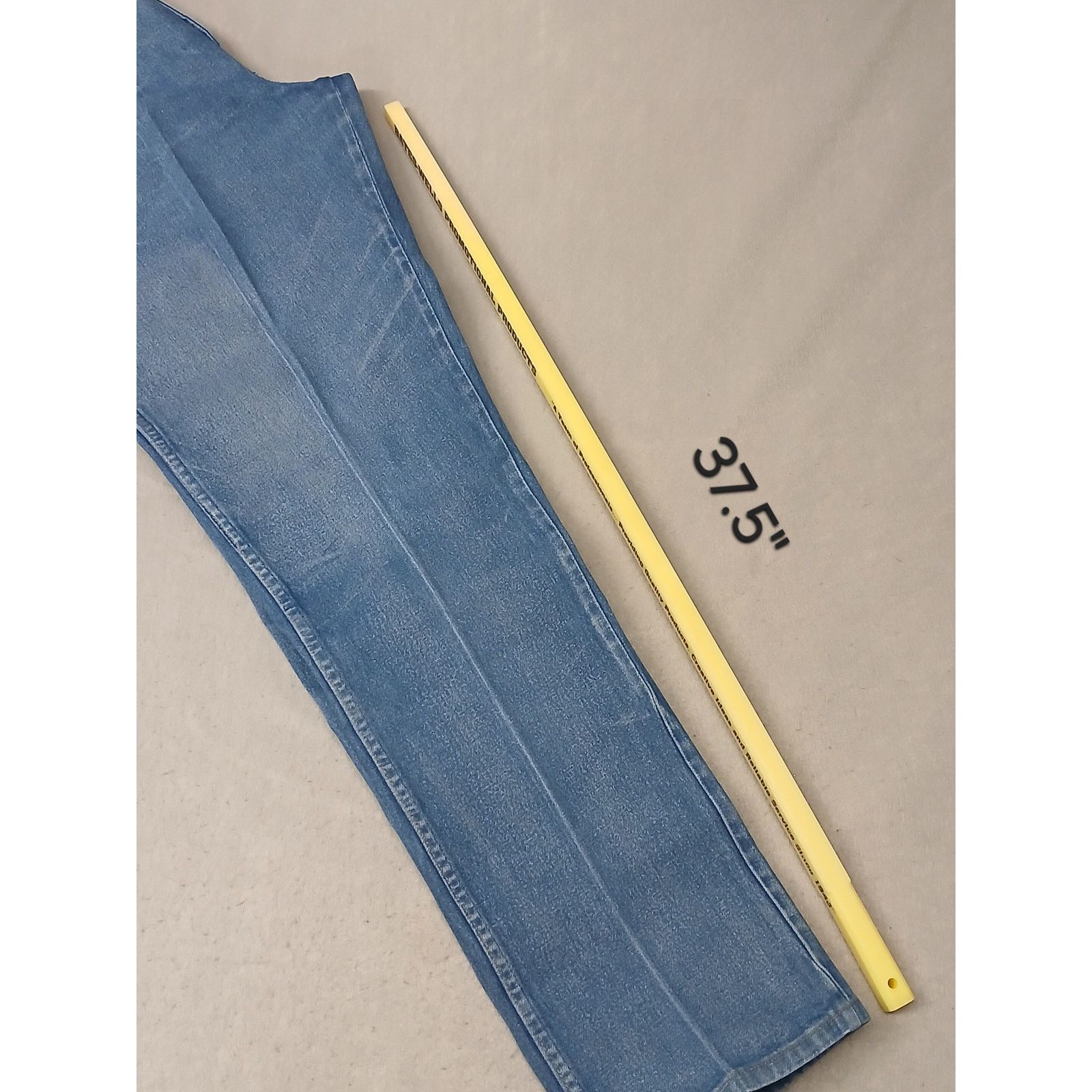 Wrangler Wrangler (38x38) Vintage High Rise Straight Blue Denim Jeans Size US 38 / EU 54 - 4 Thumbnail