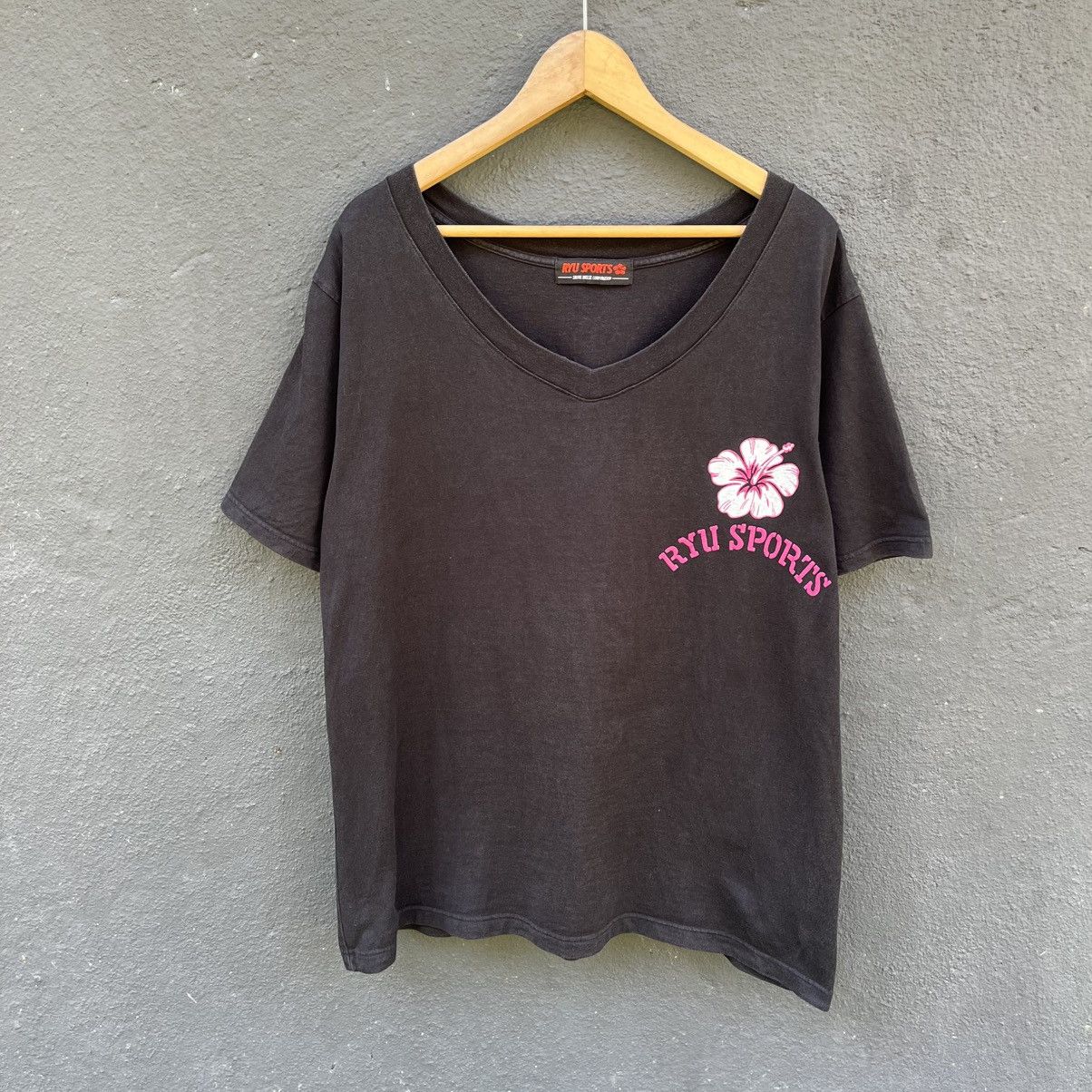 Sun Surf Thrashed Faded Ryu Sport Japanese Brand Oversize Tee Size US M / EU 48-50 / 2 - 3 Thumbnail