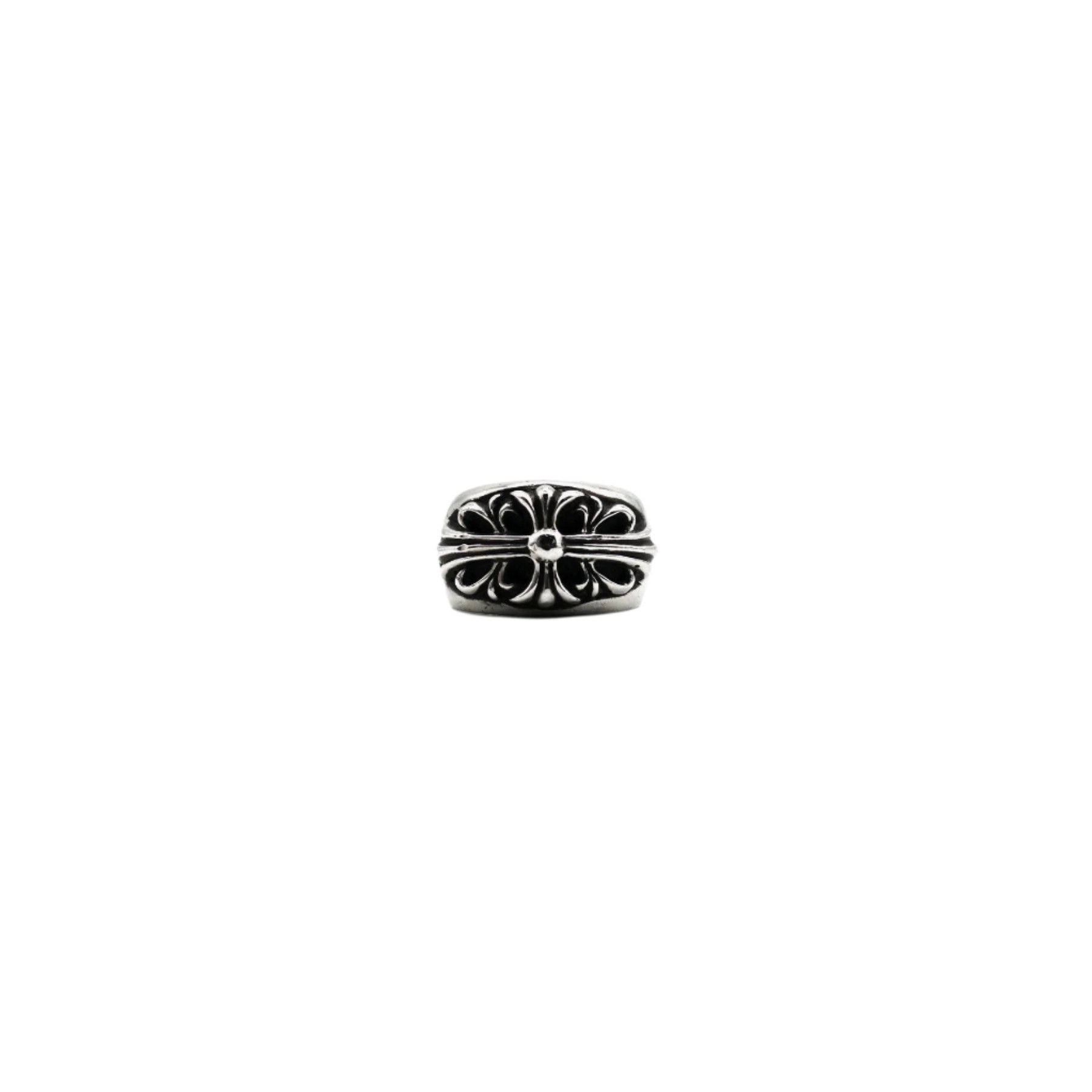 Chrome Hearts Chrome Hearts Silver Floral Cross Ring Size ONE SIZE - 1 Thumbnail