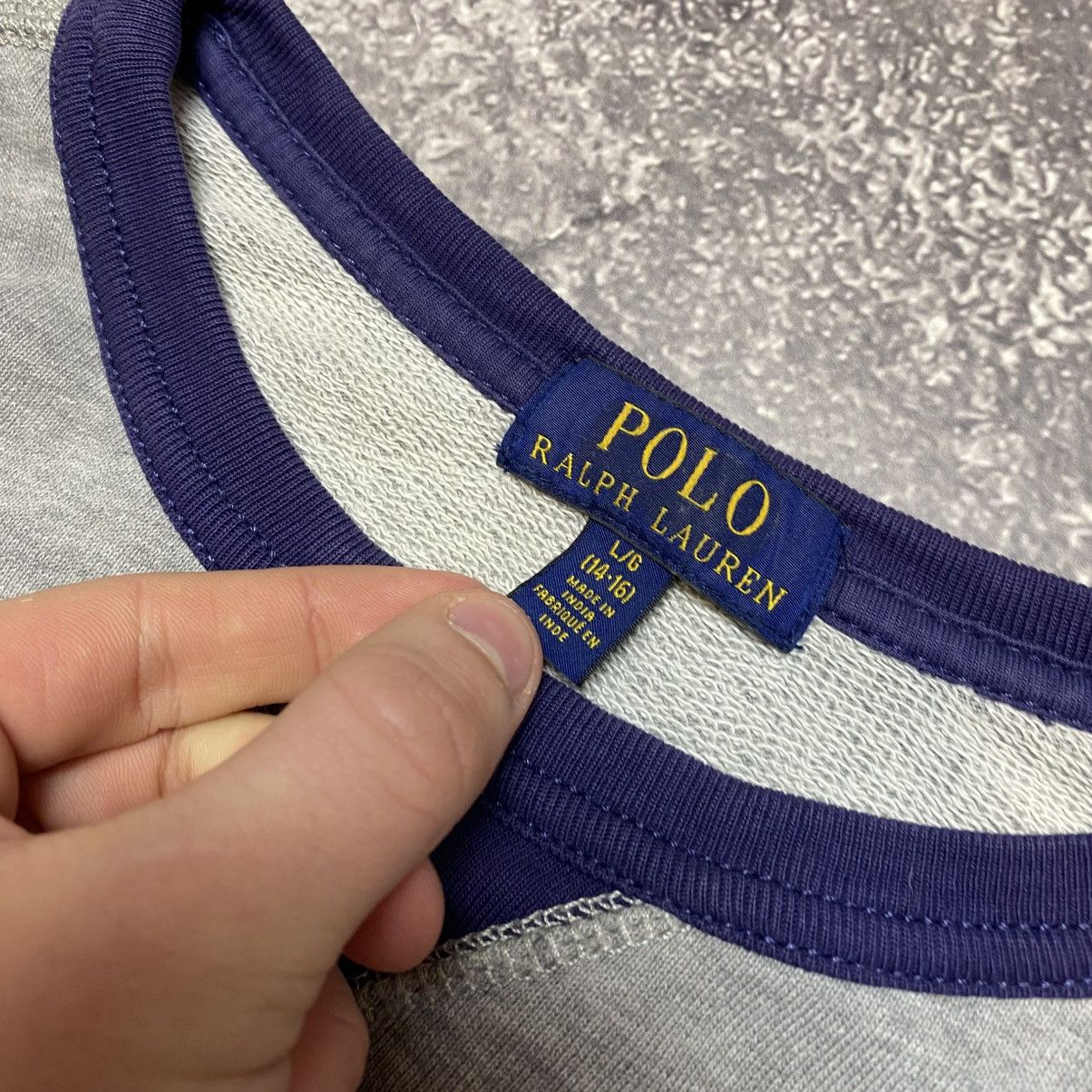 Vintage Men’s Polo Ralph Lauren Big Logo y2k hype sweatshirt Size US S / EU 44-46 / 1 - 4 Thumbnail