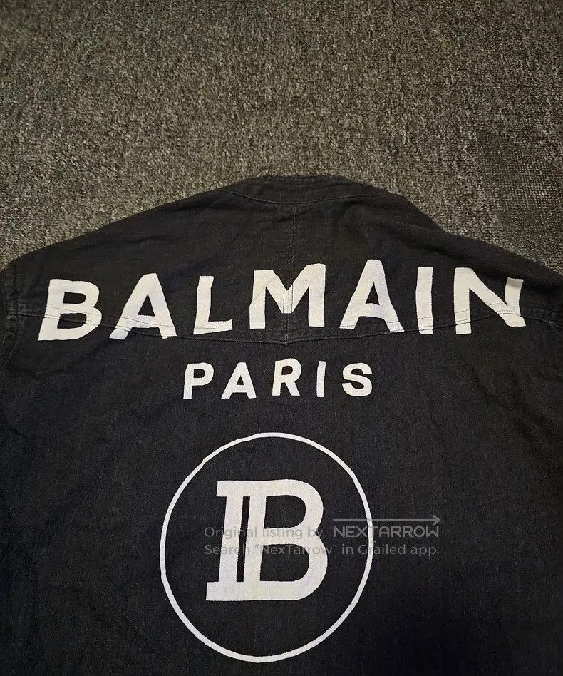 Balmain Balmain Paris Distressed Men's Shirt. Size US M / EU 48-50 / 2 - 4 Thumbnail
