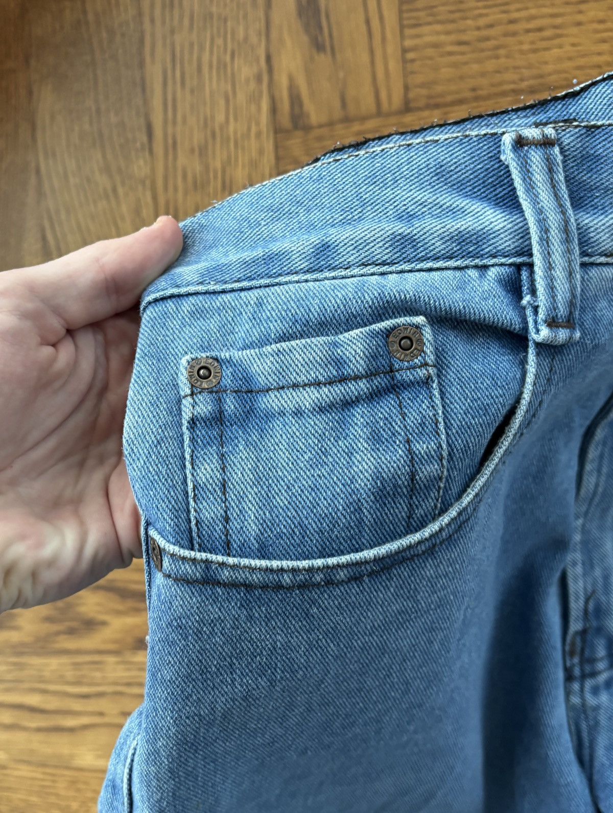 Edwin Vintage Edwin Jeans by Infiniti 1990s 3D Embroidered Size US 33 - 10 Thumbnail