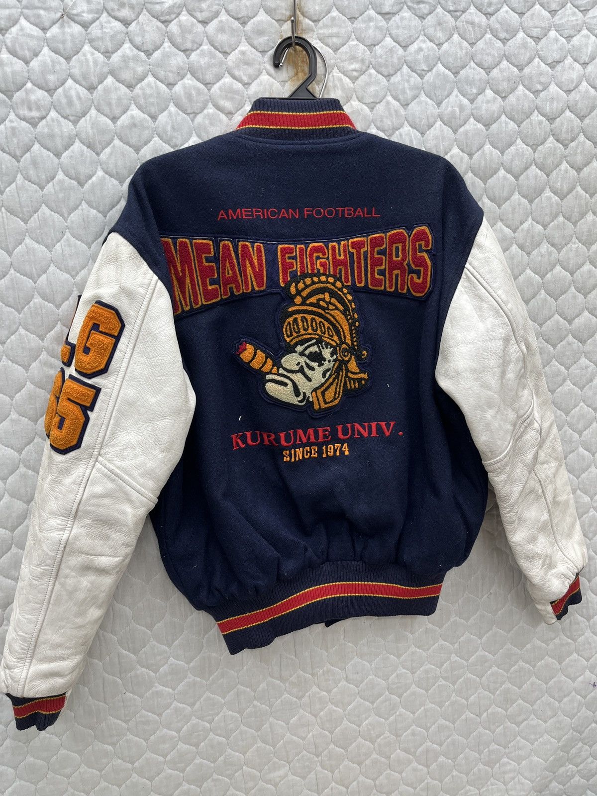 Japanese Brand 🔥🔥🔥ARCHIVE UNITED FORUS MEAN FIGHTERS VARSITY JACKET Size US M / EU 48-50 / 2 - 3 Thumbnail