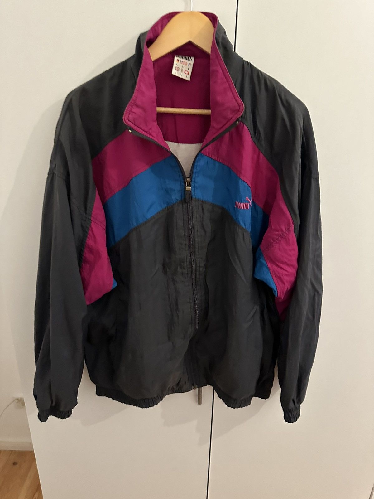 Puma Puma Jacket Windbreaker Size L Retro Vintage Size US L / EU 52-54 / 3 - 3 Thumbnail