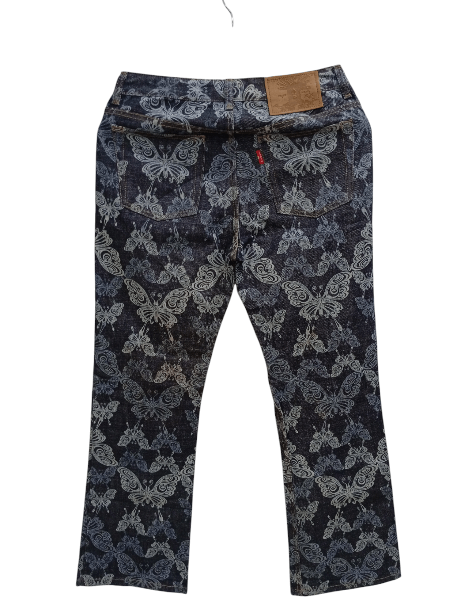 Japanese Brand × Vintage 🔥🔥Ozone Community Full Print Butterfly Motif Pants Jeans Size US 28 / EU 44 - 18 Thumbnail