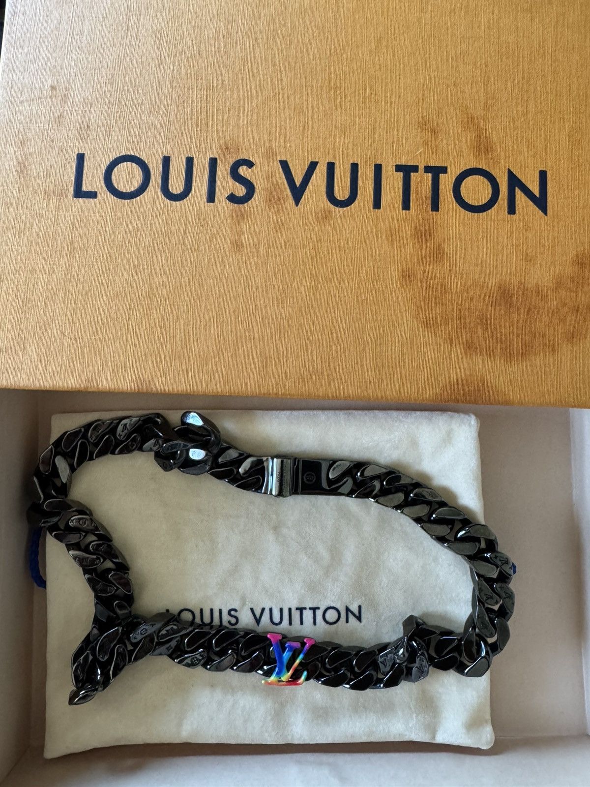 Louis Vuitton Louis Vuitton LV Rainbow Chain Necklace Size ONE SIZE - 2 Thumbnail