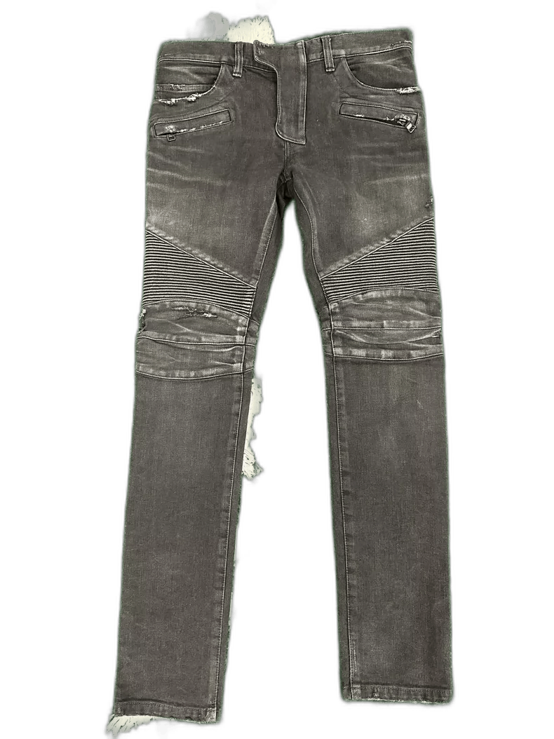Balmain Balmain Classic Gray Denim Pants Size 30 Size US 30 / EU 46 - 1 Thumbnail