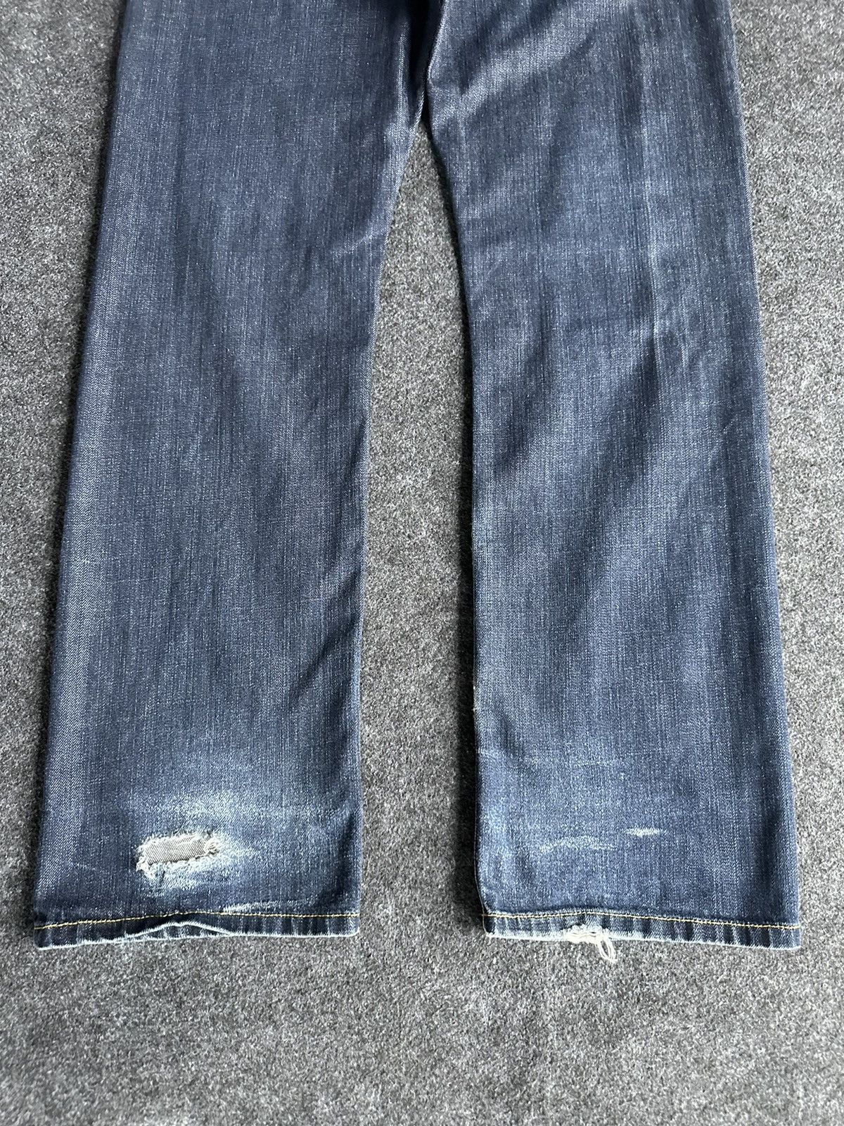 Zara Zara Low Waist Washed Blue Denim D304 Size US 34 / EU 50 - 6 Thumbnail