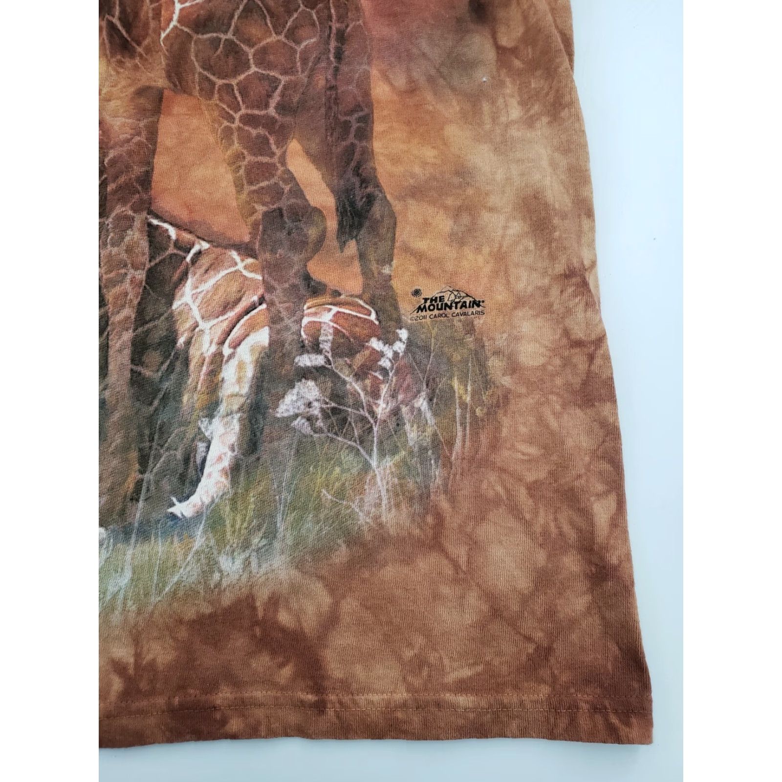 The Mountain VINTAGE The Mountain Giraffe Shirt Adult Medium Tie Dye Brown Florida Safari Graphic Mens Size US M / EU 48-50 / 2 - 5 Thumbnail
