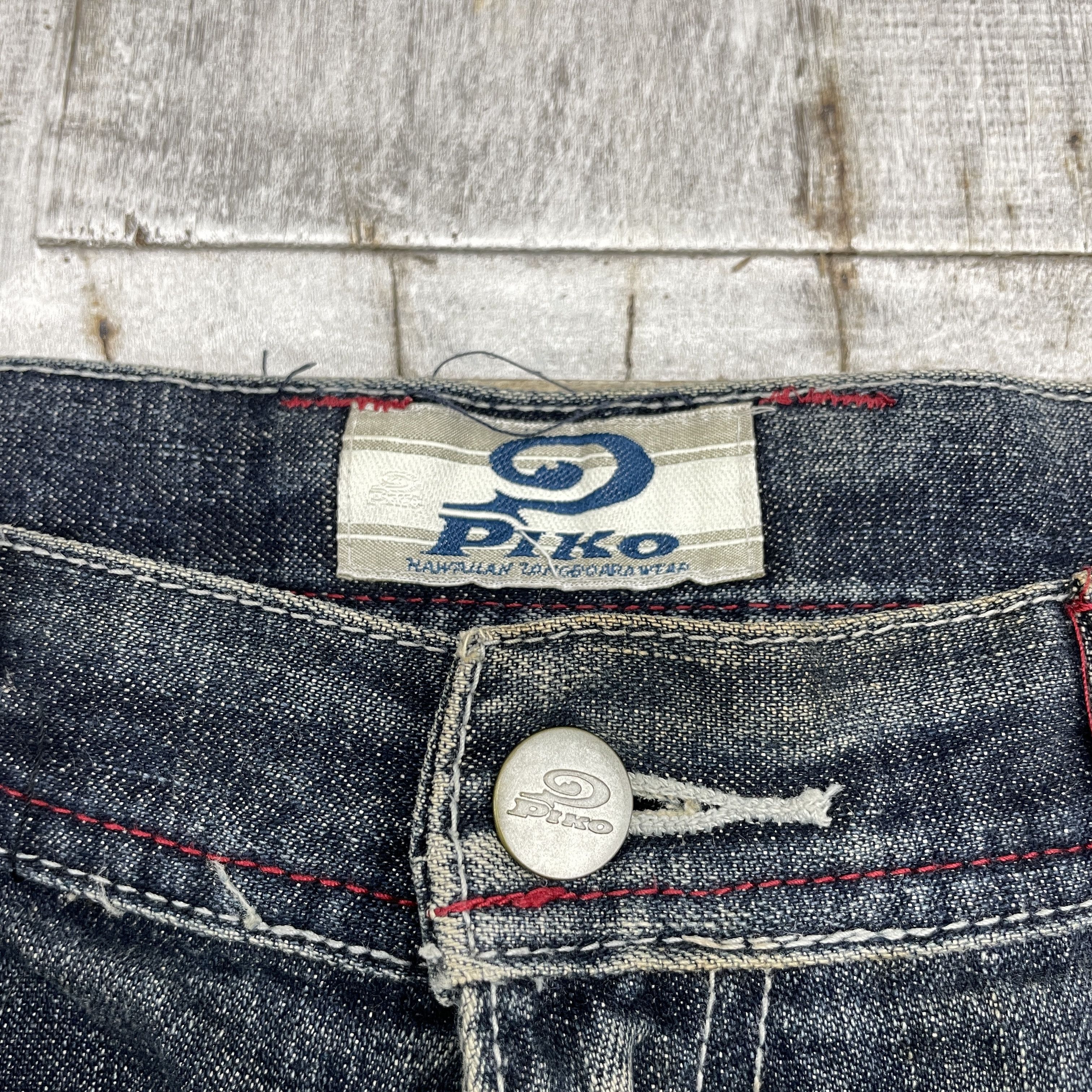 Japanese Brand Vintage Piko Baggy Cargo Pants - WC315 Size US 34 / EU 50 - 8 Thumbnail