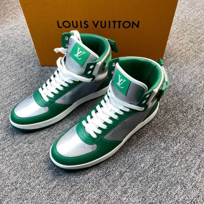 Louis Vuitton Louis Vuitton Rivoli High-Top Fashion Sneakers 0079 Size US 7.5 / EU 40-41 - 1 Thumbnail