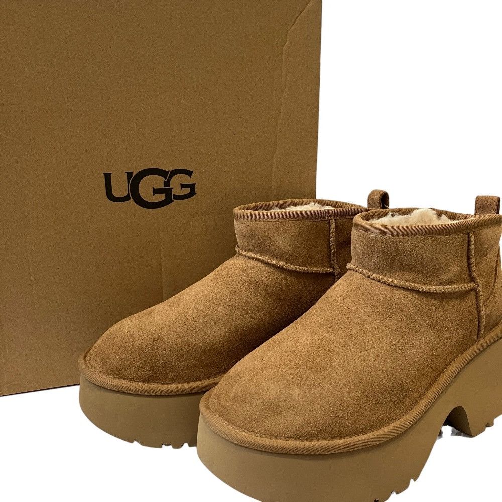 Ugg UGG UGG Australia Classic Ultra Mini New Heights Sheepskin Boots Leather Shoes 1158311 DUTY FREE for USA Size ONE SIZE - 1 Thumbnail