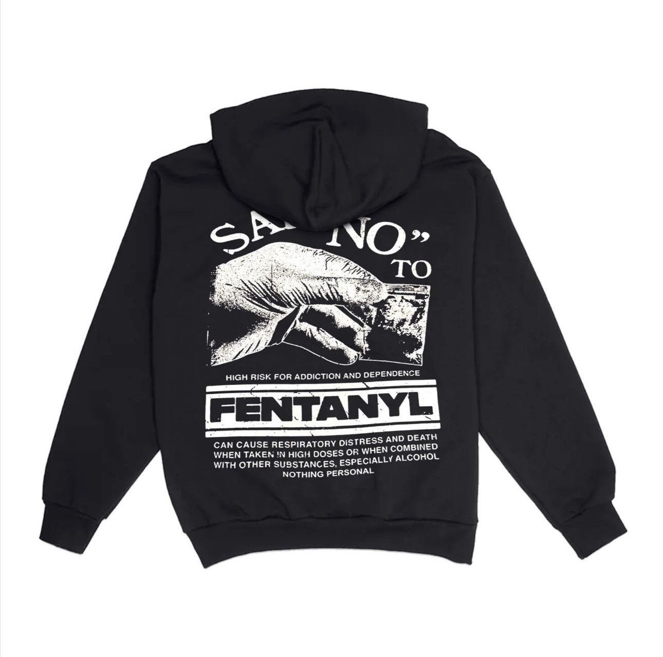 Vintage Brand New Nothing Personal "Say No To Fentanyl" Hoodie XL Size US XL / EU 56 / 4 - 2 Thumbnail