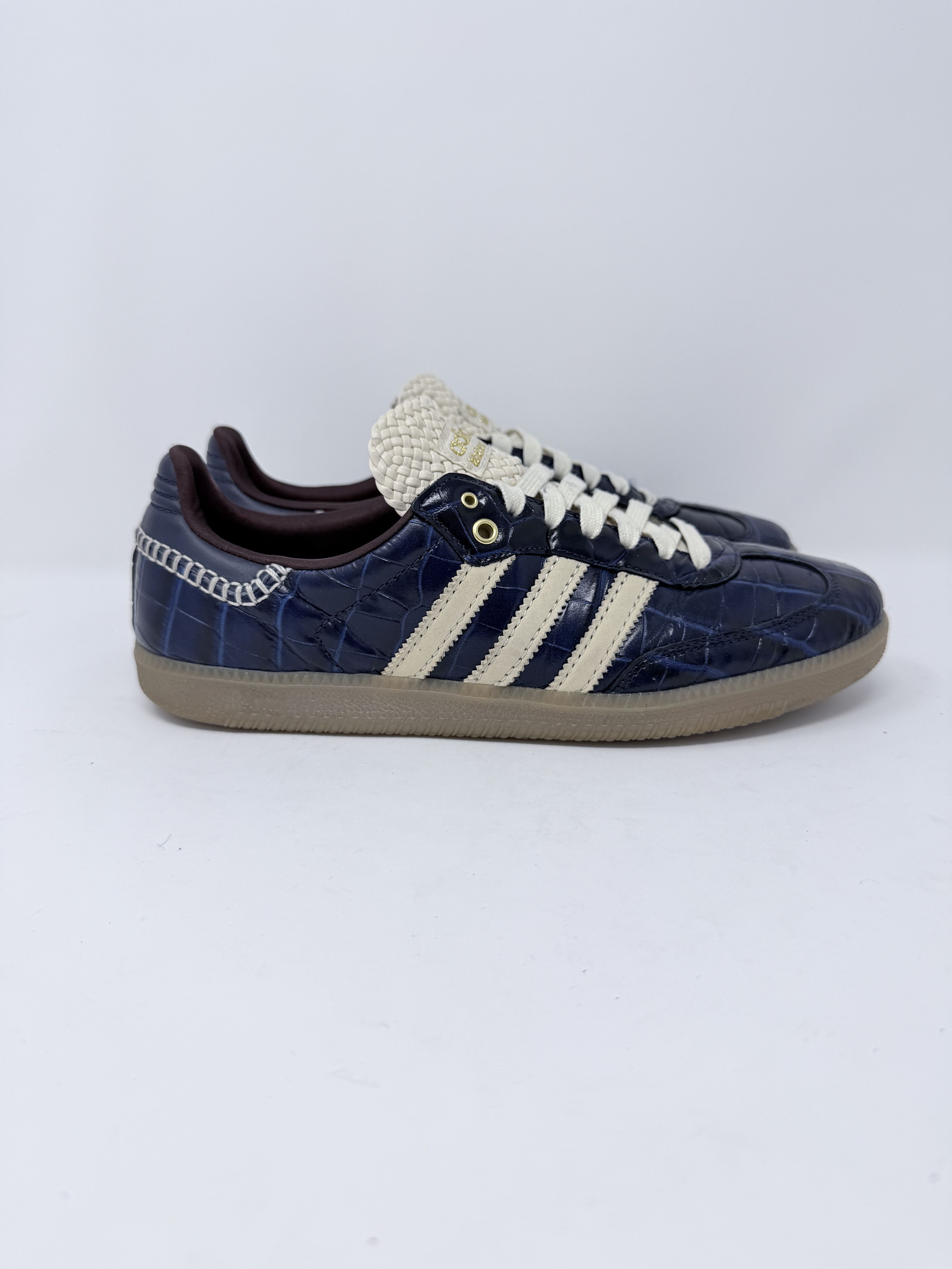 Adidas × Wales Bonner Wales Bonner adidas Samba Navy Patent Croc Size US 9.5 / EU 42-43 - 2 Thumbnail