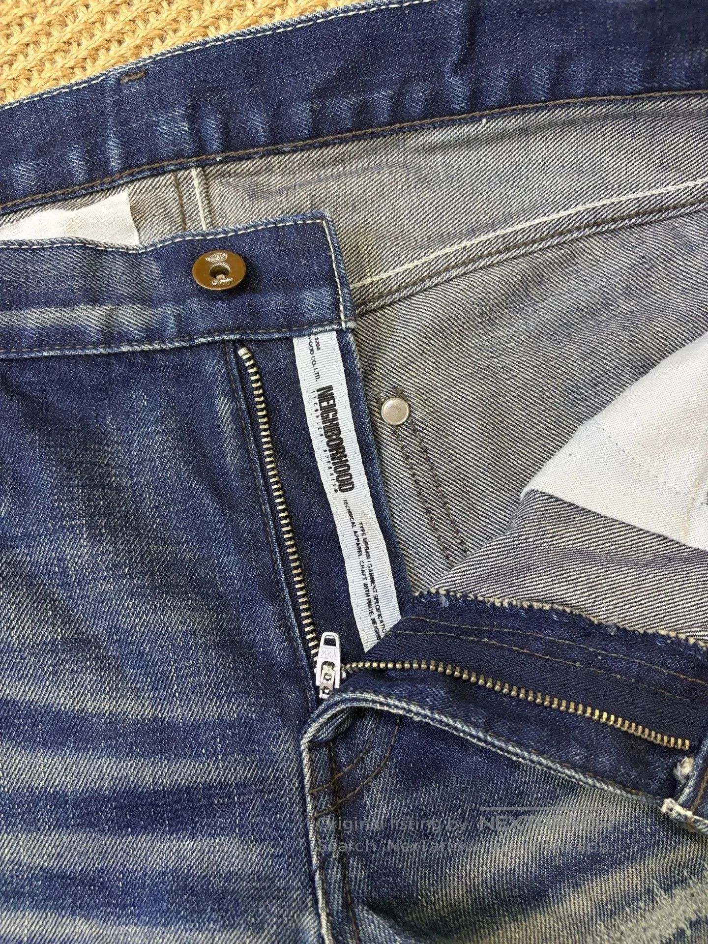 Neighborhood Neighborhood 07 FLASH Washed Denim Jeans. Size US 26 / EU 42 - 7 Thumbnail