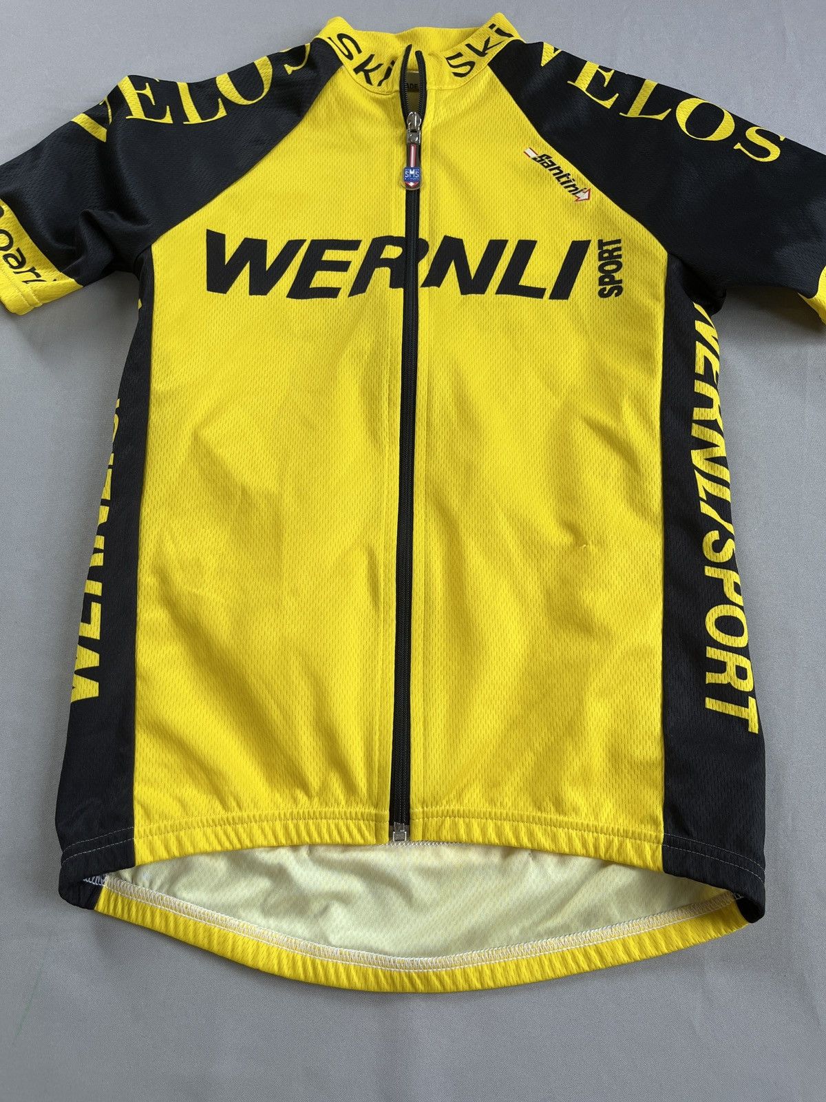 Other Santini SMS Yellow Bike Cycling Jersey Short Sleeve Size US M / EU 48-50 / 2 - 2 Thumbnail