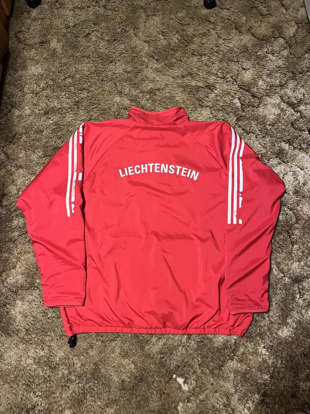 Adidas Adidas Liechtenstein Reversible Sportswear Jacket Red XLarge Size US XL / EU 56 / 4 - 3 Thumbnail
