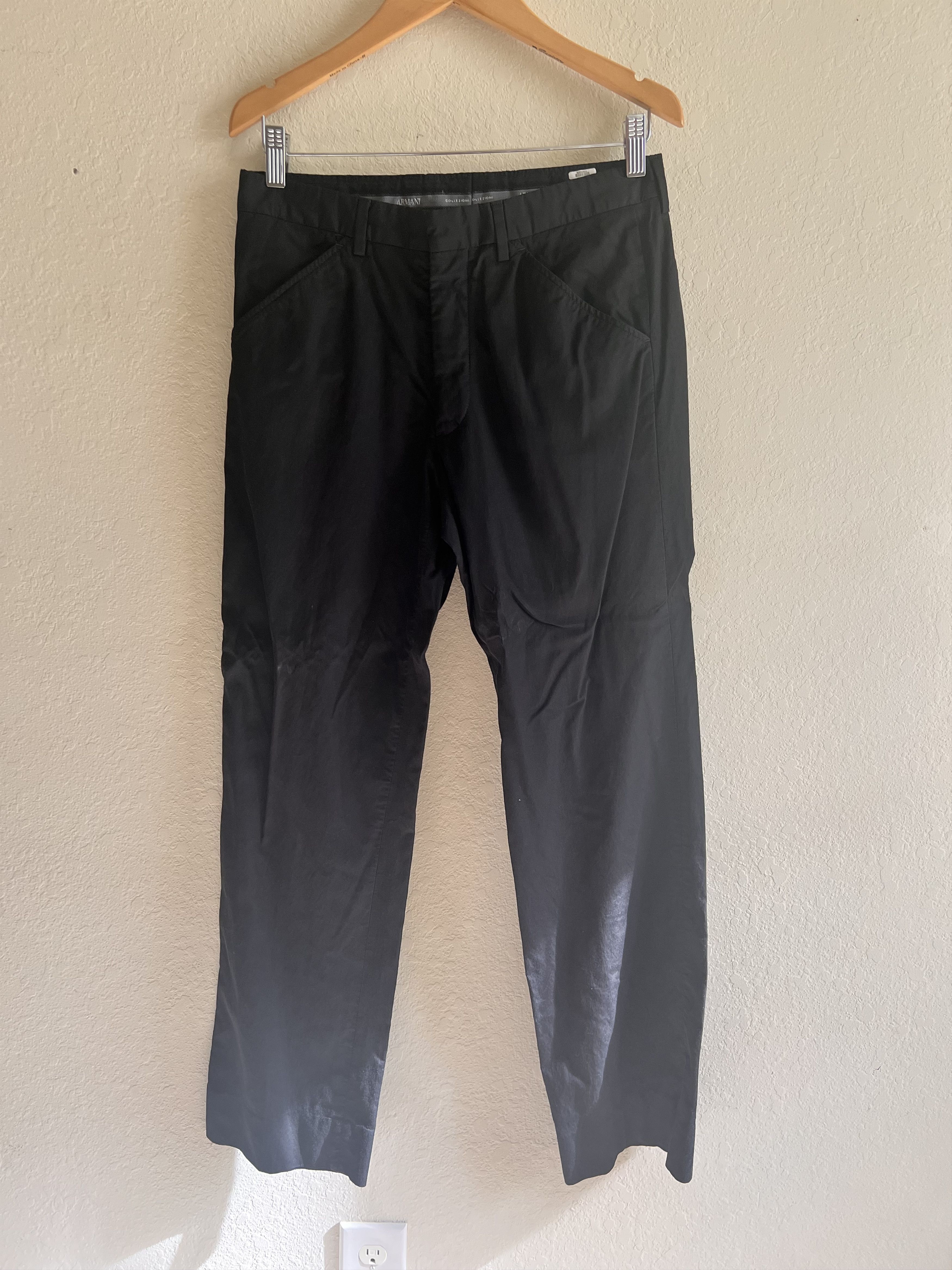 Armani Armani Pants Black US 29 Size US 29 - 1 Thumbnail