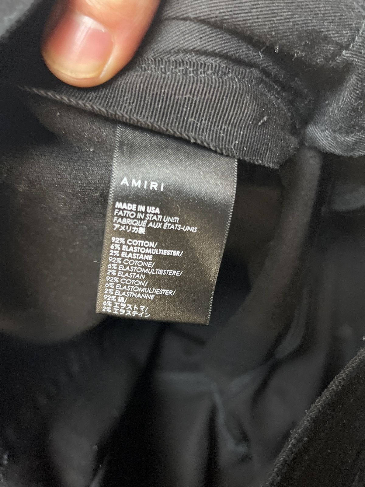 Amiri Amiri Black Jean Size US 36 / EU 52 - 3 Thumbnail