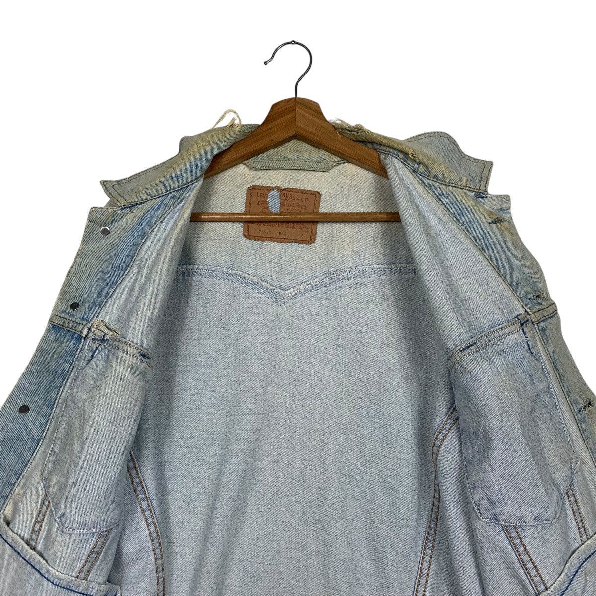 Levi's Vintage Levis 75525 Denim Jacket Size US S / EU 44-46 / 1 - 12 Thumbnail