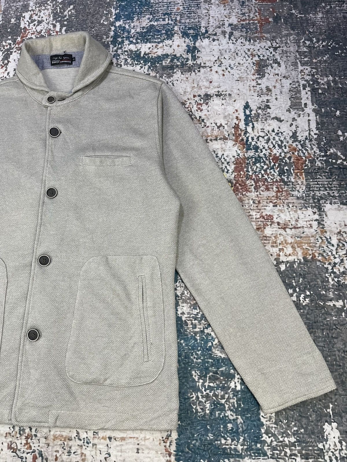 Kansai Yamamoto Kansai Yamamoto Up To You Button Up Sweatshirt Jacket Size US L / EU 52-54 / 3 - 5 Thumbnail