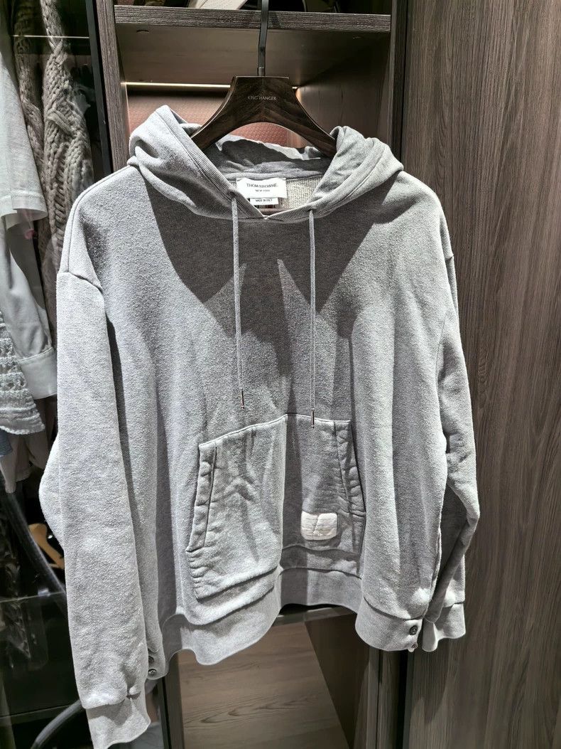 Thom Browne Thom Browne Gray Hoodie & Sweatpants Set - dmc Size US XS / EU 42 / 0 - 1 Thumbnail