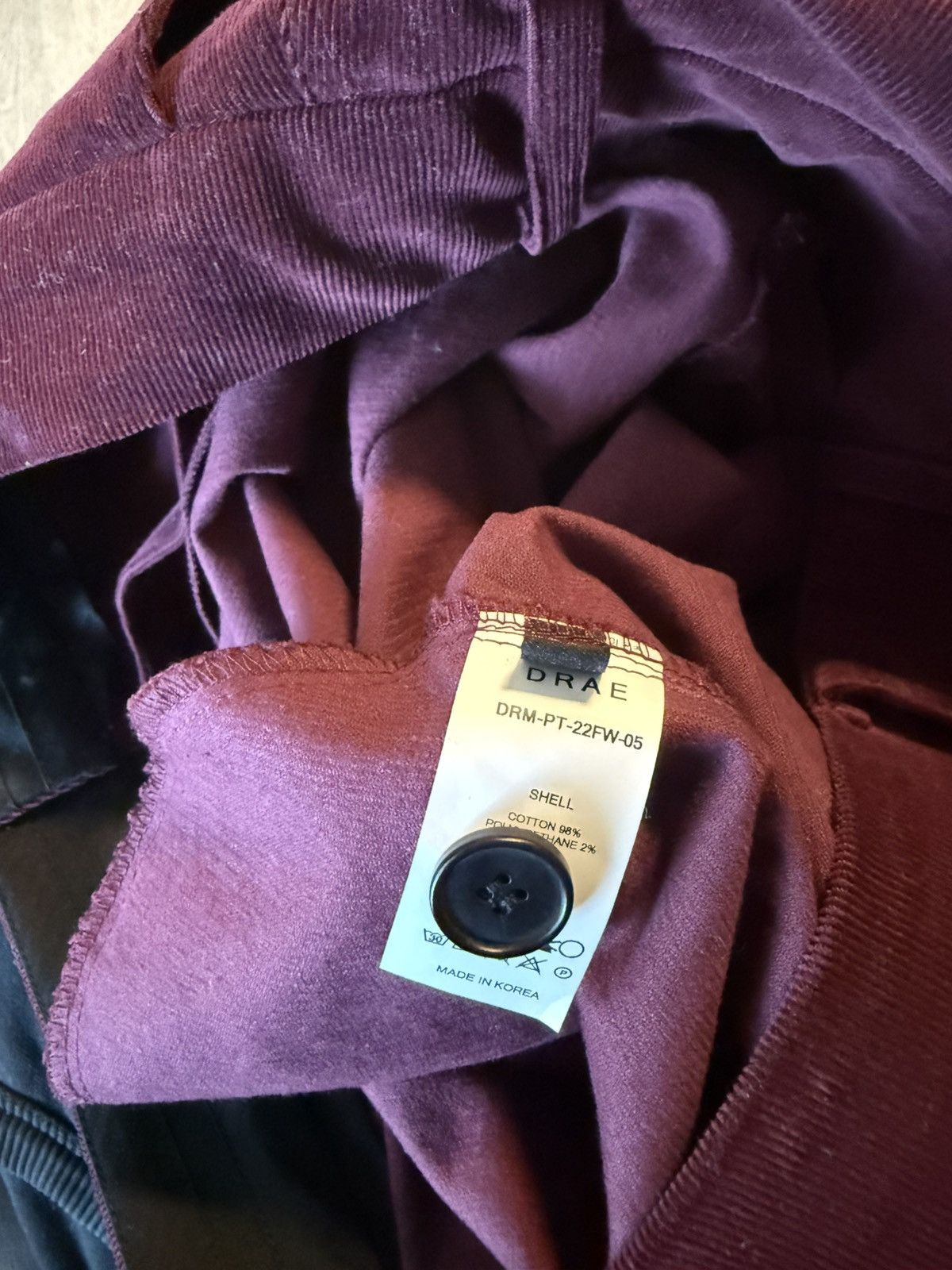 Japanese Brand × Vintage DRAE Burgundy Cargo Pants Size US 32 / EU 48 - 4 Thumbnail