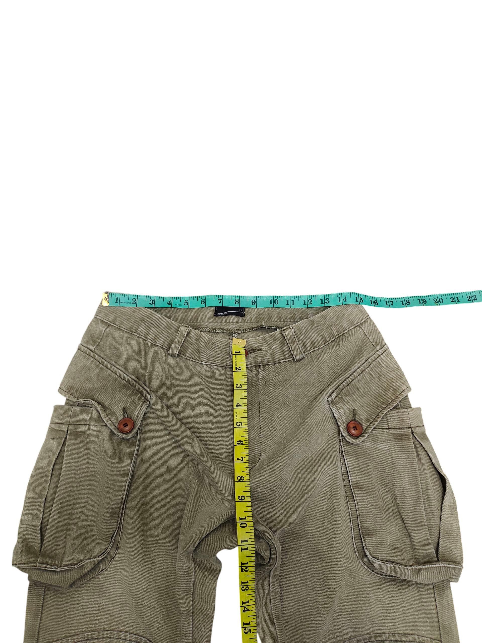 Lad Musician Lad Musican Archive Olive Green Multi Pocket Cargo Utility Size US 31 - 7 Thumbnail