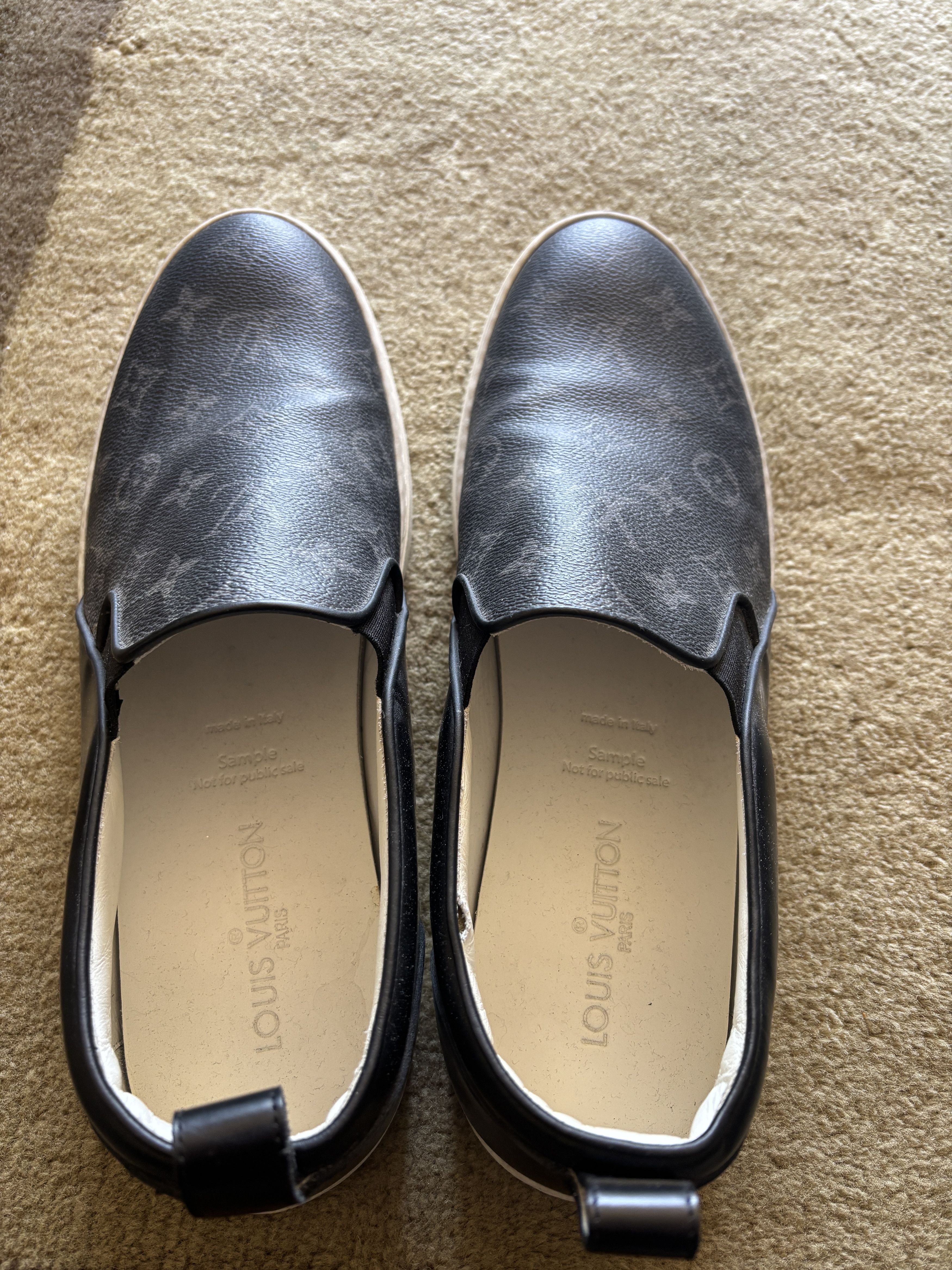 Louis Vuitton LV Monogram Sneakers | Monogram Eclipse slip on sneakers Size US 9.5 / EU 42-43 - 7 Thumbnail