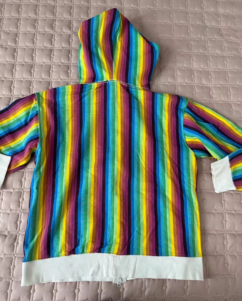 Neighborhood Neighborhood NBHD Rainbow Stripe Hoodie Size US L / EU 52-54 / 3 - 2 Thumbnail
