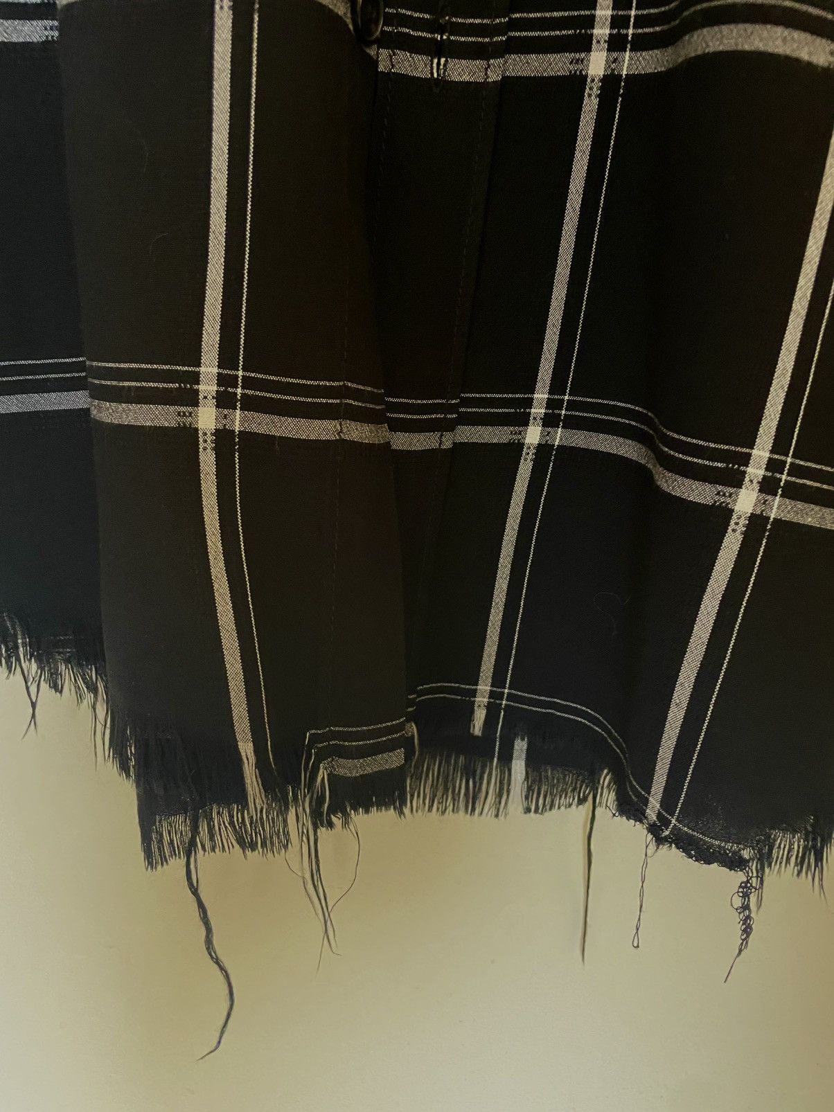 Saint Laurent Paris Saint Laurent Paris Frayed Hem Check Shirt – Made in Japan Size US M / EU 48-50 / 2 - 5 Thumbnail