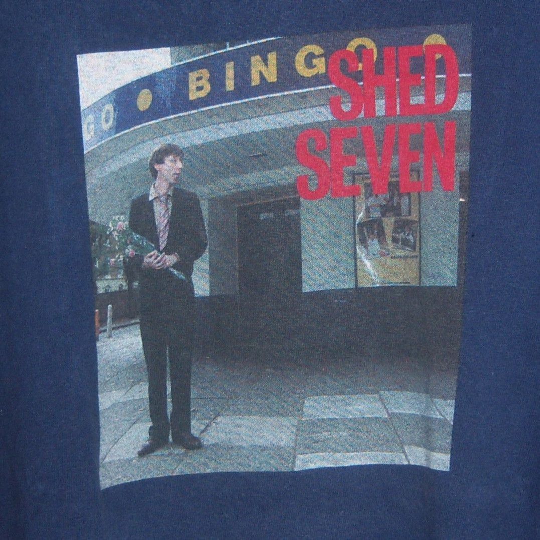 Band Tees × Vintage 1996 Shed Seven Chasing Resize Size US M / EU 48-50 / 2 - 8 Thumbnail
