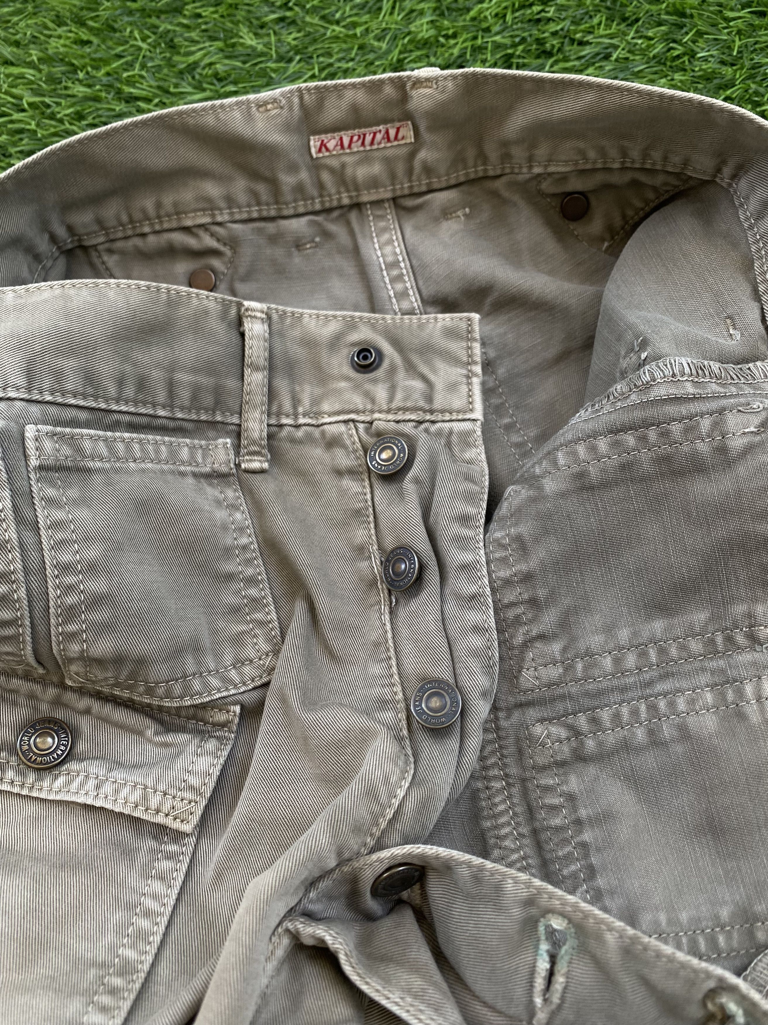 Japanese Brand Rare Kapital Buckle Multipocket Cargo Pants Size US 31 - 6 Thumbnail