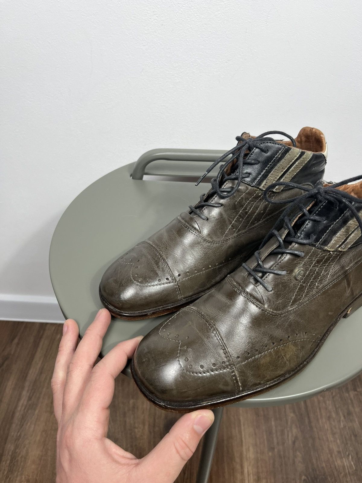 Leather Men’s Real Leather Brogue Shoes EU 40 Brown Lace Up Size US 6 / EU 39 - 10 Thumbnail